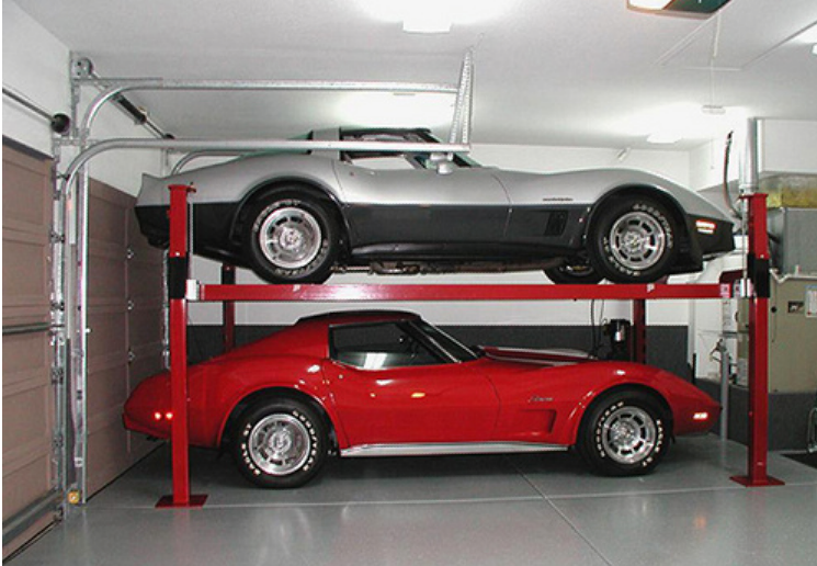 Owens Laing Llc Car Lift Garage Addition